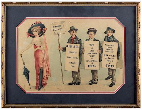 O’DEA & CO. EMBOSSED CARDBOARD