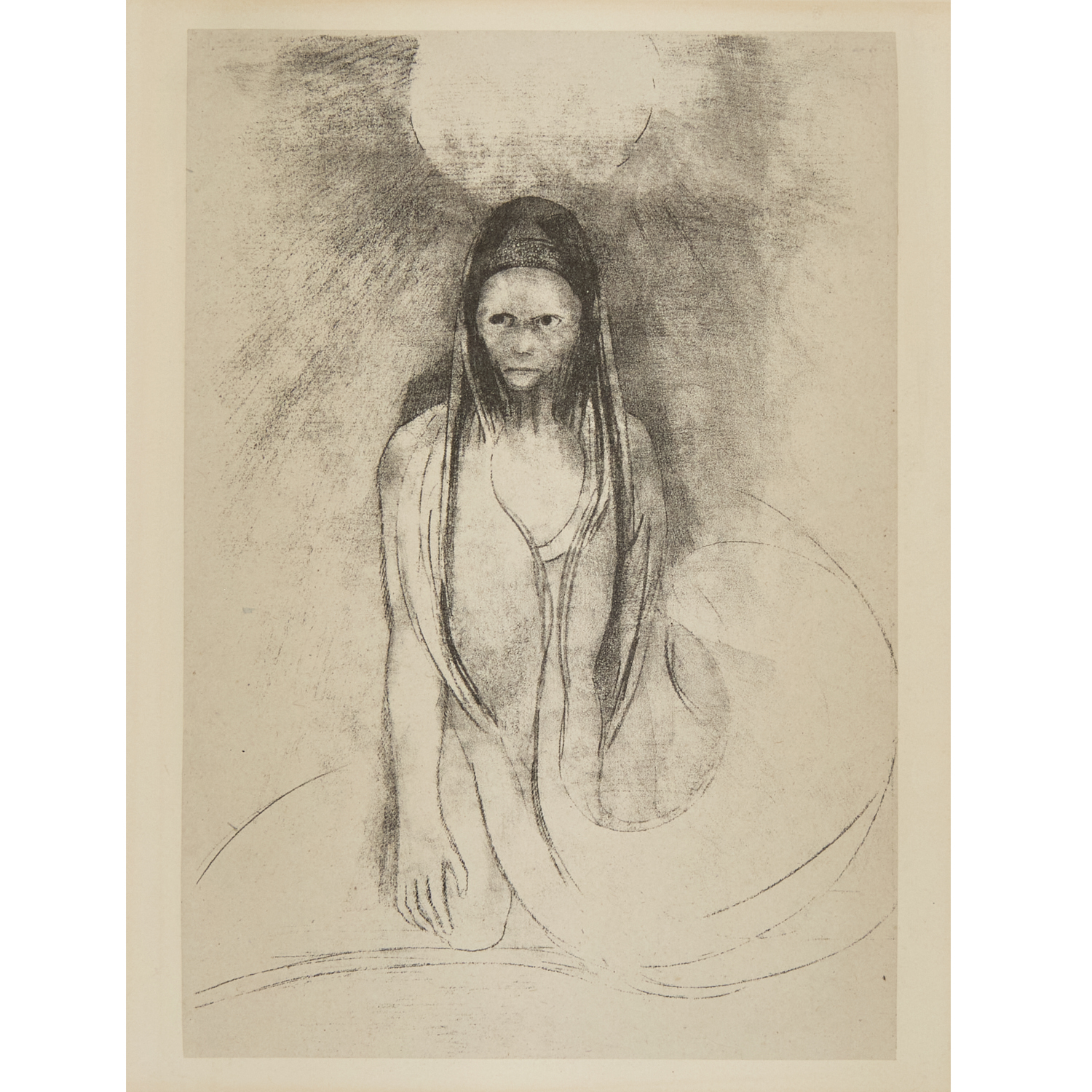 ODILON REDON, LITHOGRAPH Odilon
