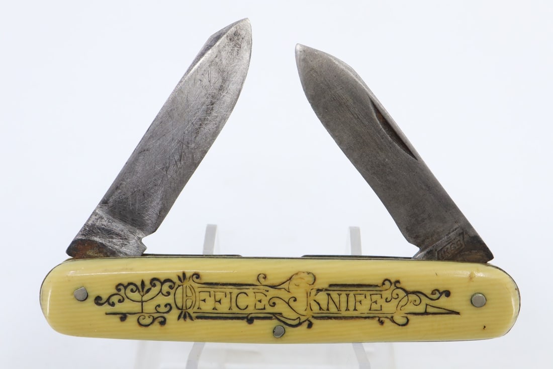 "OFFICE KNIFE" BONE HANDLE POCKET