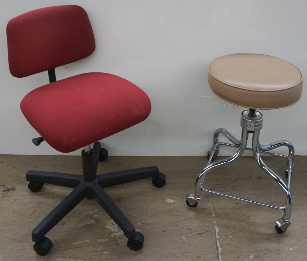 OFFICE POSTURE CHAIR AND CHROME