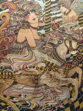Offset lithograph "Carrusel de