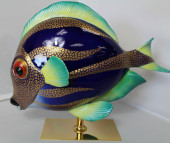 OGGETTI PORCELAIN FISH SCULPTU