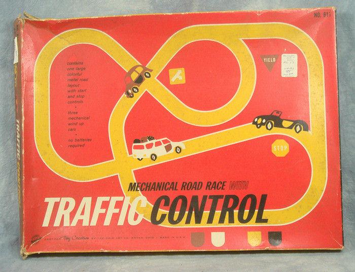 Ohio Art tin Mechanical Road race