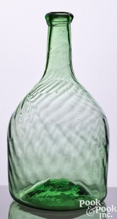 OHIO BLOWN PATTERN MOLDED AQUA