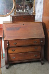 OHIO EMPIRE SLANT FRONT DESK.