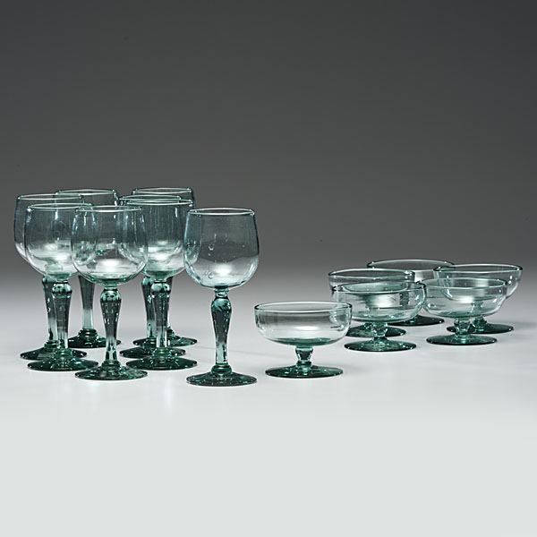 Ohio Glass Goblets and Compotes