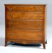 Ohio inlaid Federal chest, inl