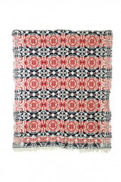 OHIO JACQUARD COVERLET.  Adam