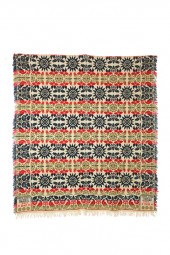 OHIO JACQUARD COVERLET.  Benja