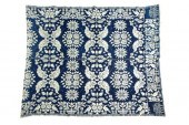 OHIO JACQUARD COVERLET.  Georg