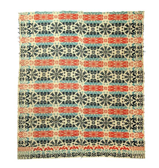 OHIO JACQUARD COVERLET.  Jacob