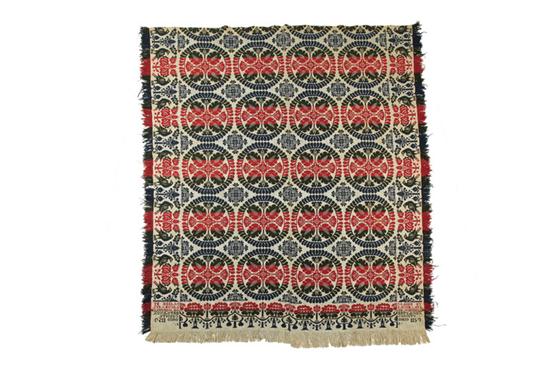 OHIO JACQUARD COVERLET.  Jacob