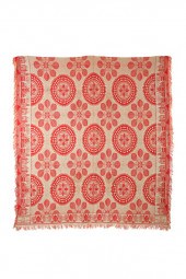 OHIO JACQUARD COVERLET.  Jay A