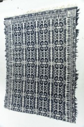 OHIO JACQUARD COVERLET.  Josep