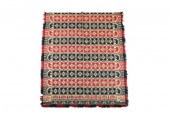 OHIO JACQUARD COVERLET.  Woven
