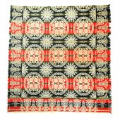 OHIO JACQUARD COVERLET.  Xenia