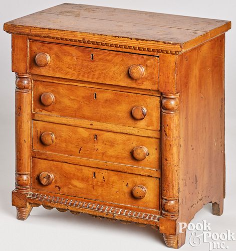 OHIO PAINTED CHILD'S CHEST OF