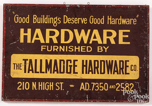 OHIO PAINTED TIN HARDWARE TRADE