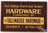 OHIO PAINTED TIN HARDWARE TRAD