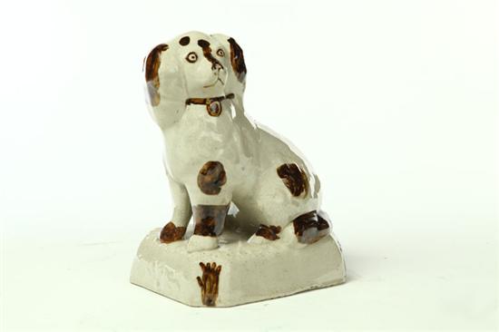 OHIO POTTERY DOG.  Akron  Ohio 