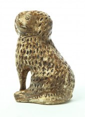 OHIO POTTERY DOG.  George Bagn