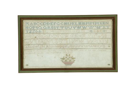 OHIO SAMPLER.  Marie Cornelia