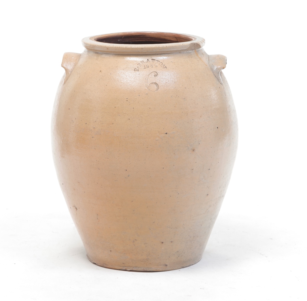 OHIO STONEWARE CROCK BY RILEY