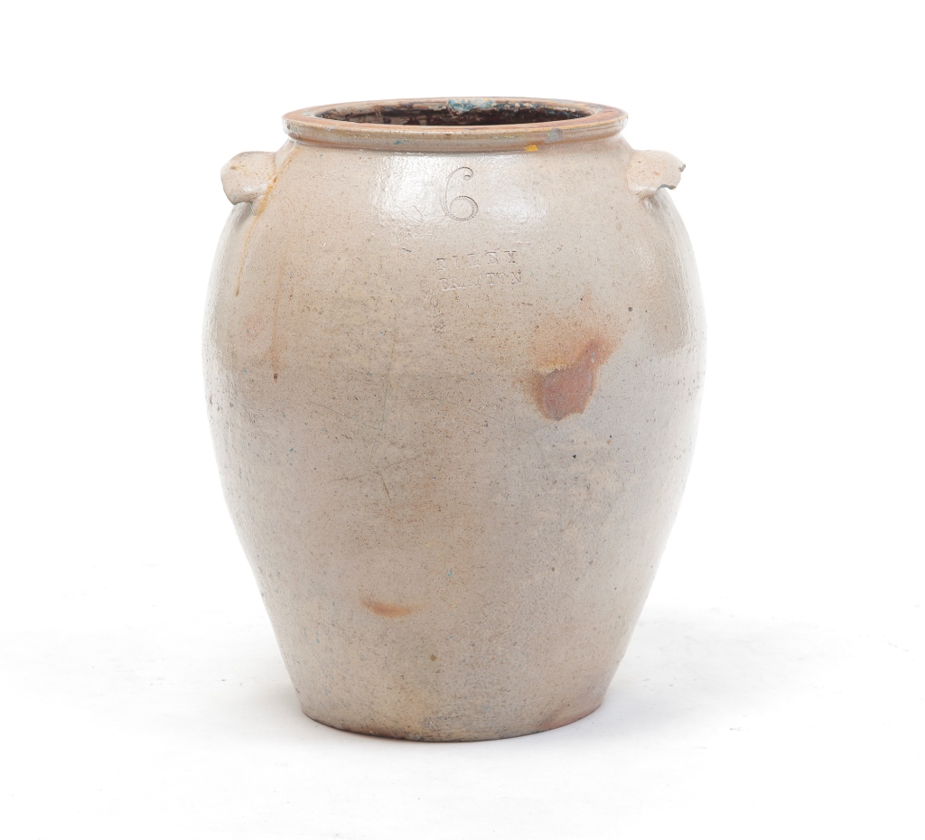 OHIO STONEWARE CROCK BY RILEY