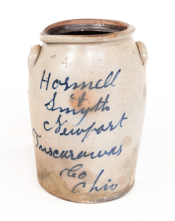 OHIO STONEWARE CROCK. Third quarter