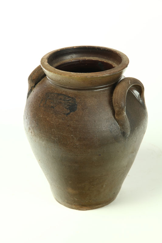 OHIO STONEWARE CROCK.  T.P. Mead 