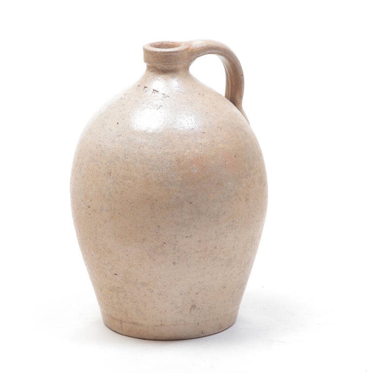 OHIO STONEWARE JUG BY RILEY