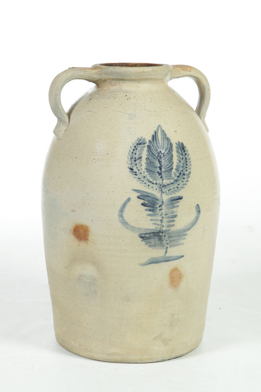 OHIO STONEWARE JUG.  J.