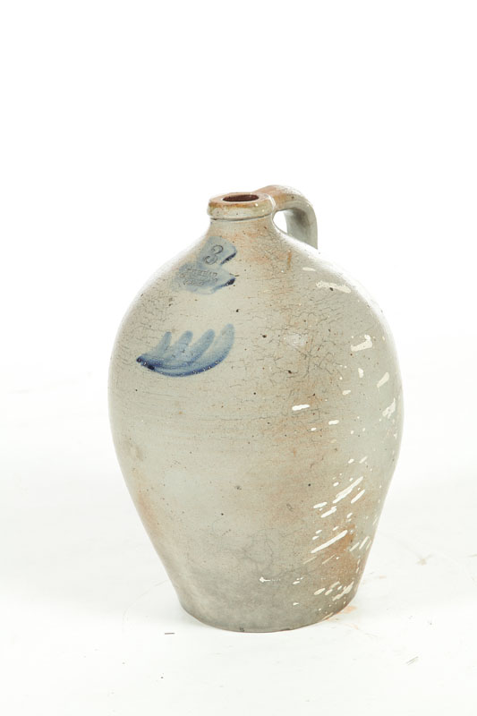 OHIO STONEWARE JUG.  T.P. Mead 