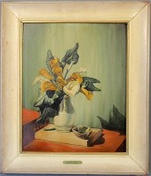 Oil on artist board still life