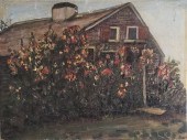 OIL ON ARTIST'S BOARD "EASY ST