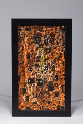 Oil on board by Gunther Gerzso