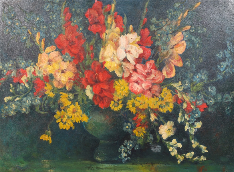 Oil on board, Dorothy Visju