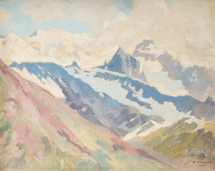 Oil on board, Eustace Paul