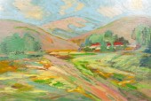oil on board, Juan Guzman-Mald