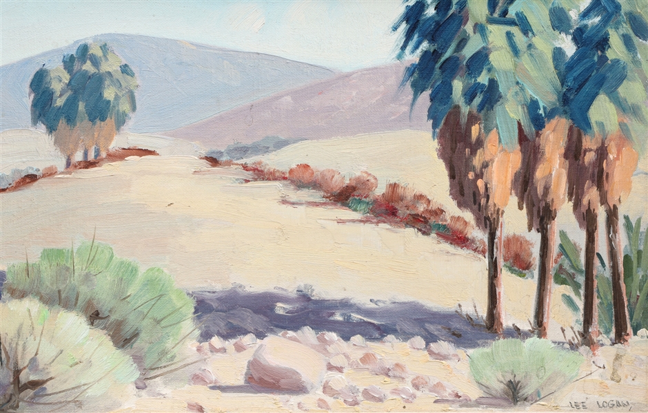 Oil on board Lee Logan (American,