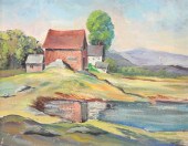 Oil on board, Louis Joseph Fus