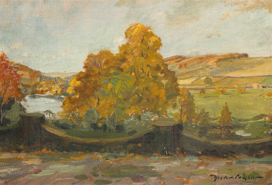 Oil on board Nestor Cambier