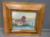 OIL ON BOARD PAINTING BY ROBER