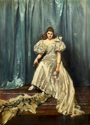 OIL ON BOARD PORTRAIT, AFTER JOHN