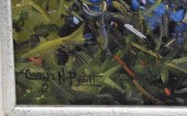 OIL ON BOARD SIGNED CHARLES N.