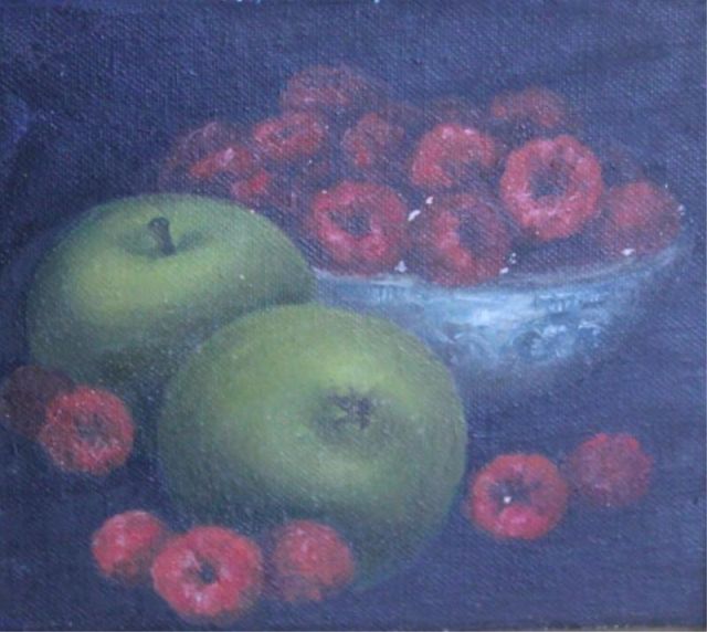 Oil on Board Still Life of