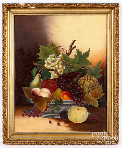 OIL ON BOARD STILL LIFE, LATE