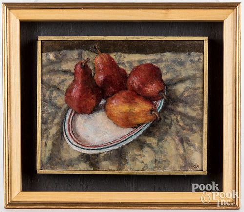 OIL ON BOARD STILL LIFEOil on board
