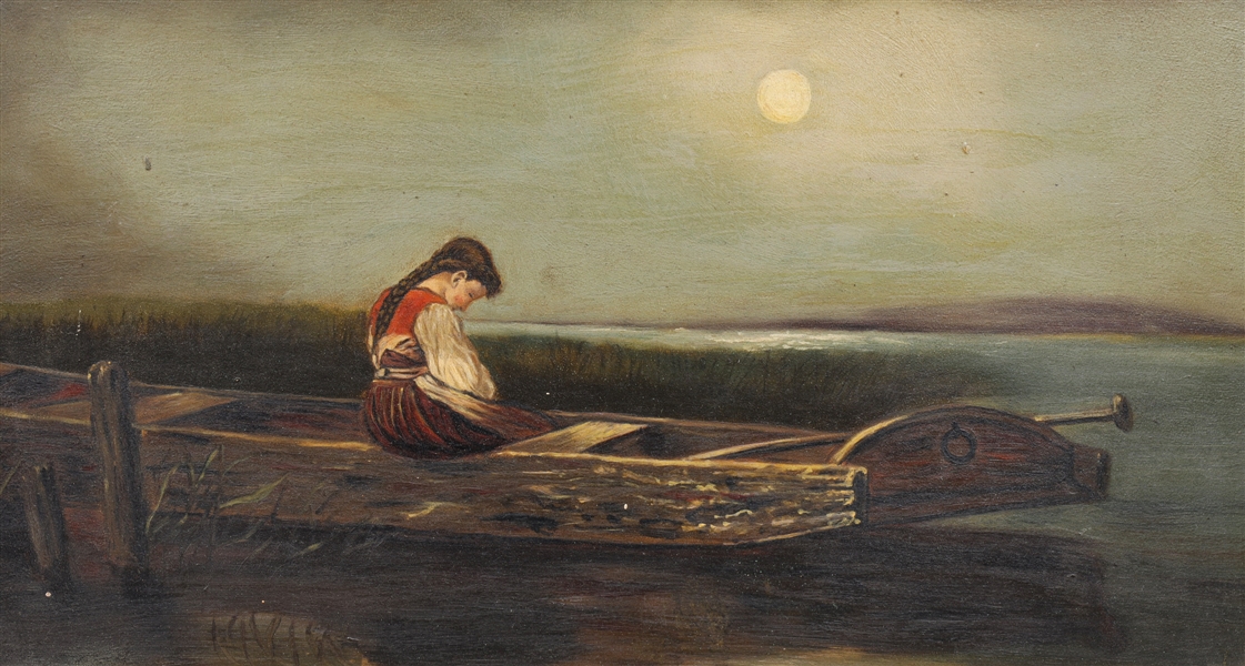 Oil on board, unattributed,