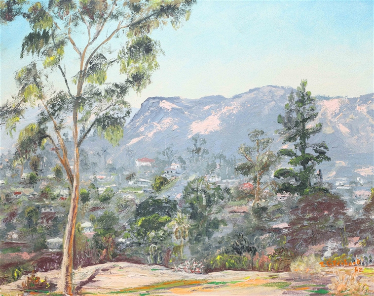 Oil on board Zillah G. Peckard